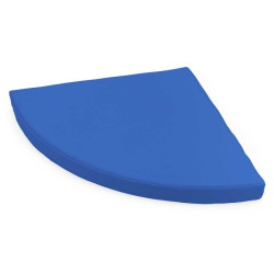 Tapis d'angle à 90° 1/4 rond 40x40x3cm fuchsia