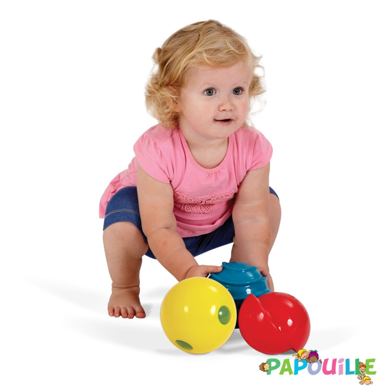 De 3 balles sensorielles de formes différentes