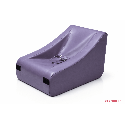 Transat sans armature en mousse pvc avec boudin parme