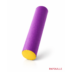 Module cylindre bicolore en mousse pvc diam. 15 cm x l. 60 cm groix jaune