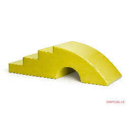 Module dôme à marches en mousse pvc h. 36 cm jaune