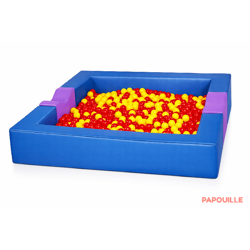 Piscine à balles en mousse revêtement pvc avec extension (complète)