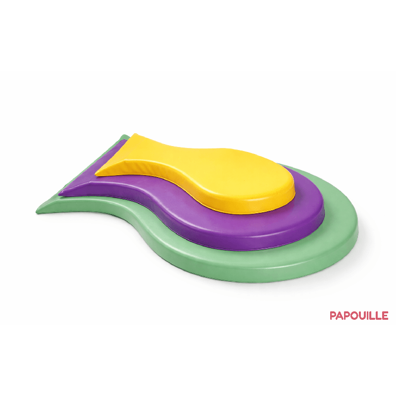Module 3 poissons toboggan en mousse pvc