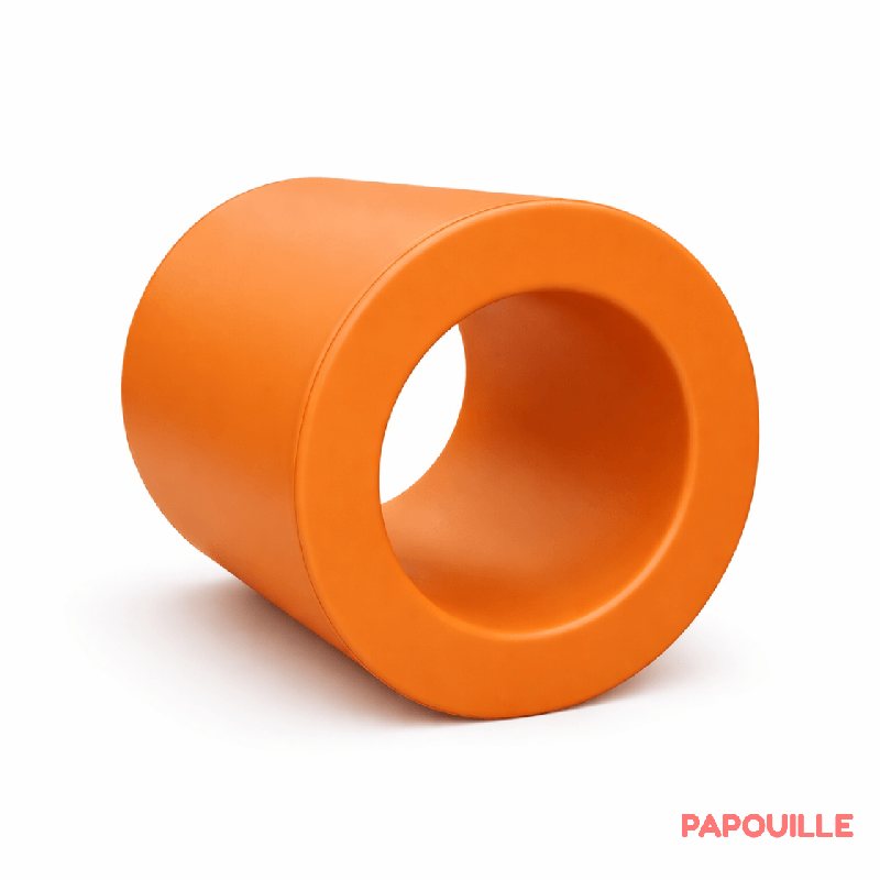 Module tunnel le tube en mousse abricot
