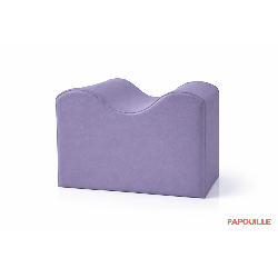 Module petite vague ondulé en mousse parme