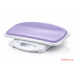 Coussin pèse bebe parme