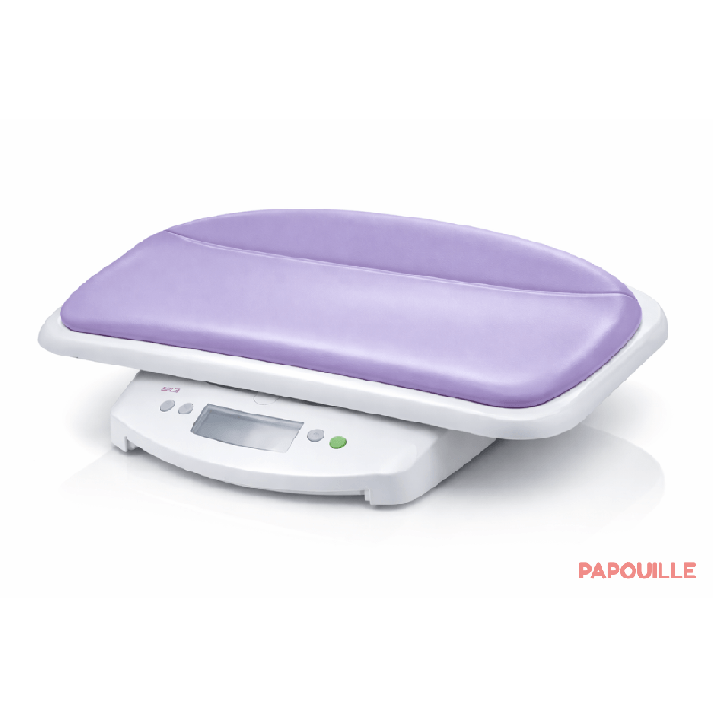 Coussin pèse bebe parme