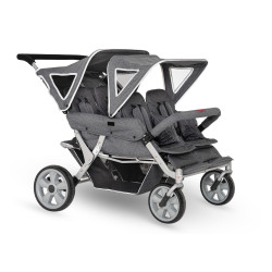 Poussette 4 places cabrio buggy