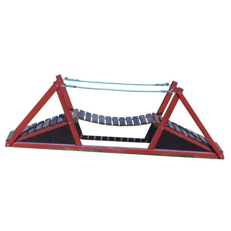 Pont d'aire de jeux extérieur enfant
