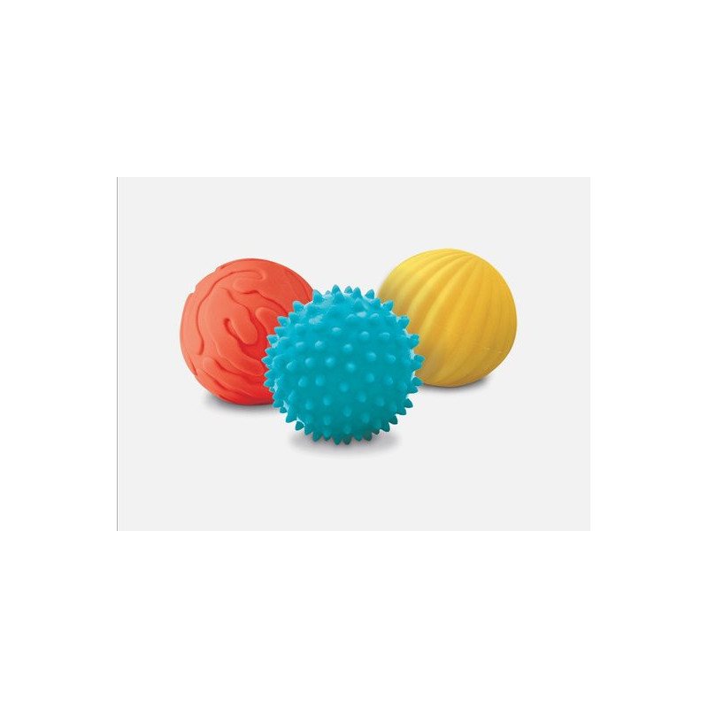 3 balles tactiles sensorielles