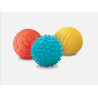 3 balles tactiles sensorielles