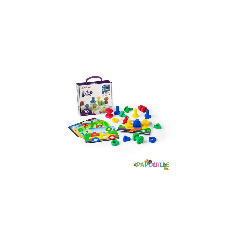 Jeu didactique nuts and bolts cartes à visser