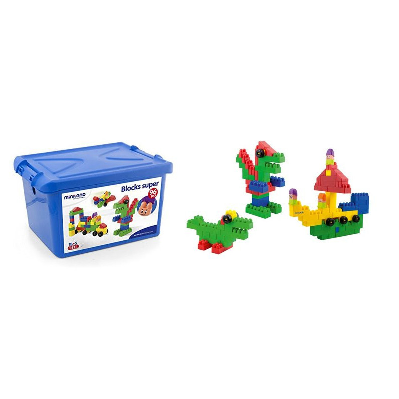 Bloc de construction en plastique 96 pièces