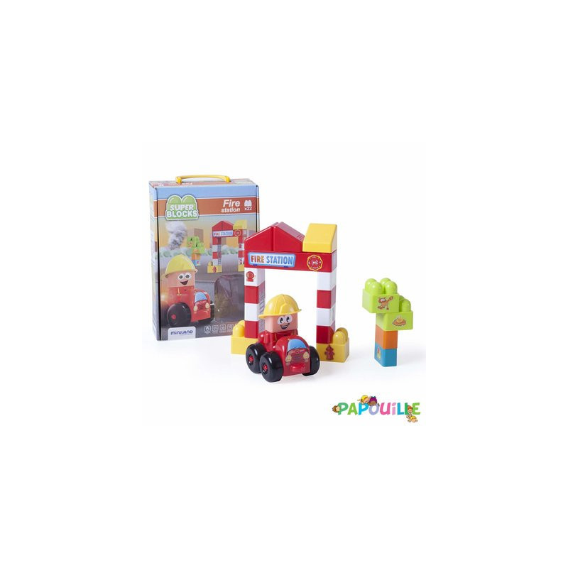 Coffret 22 pieces pompier