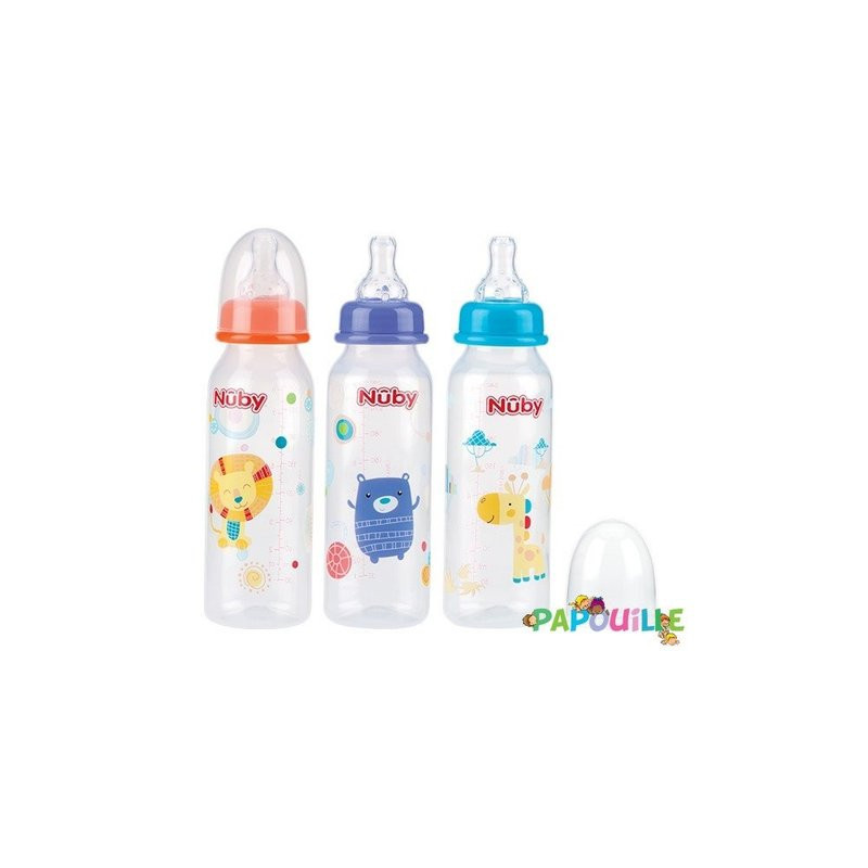 Biberon col standard 240ml imprimé