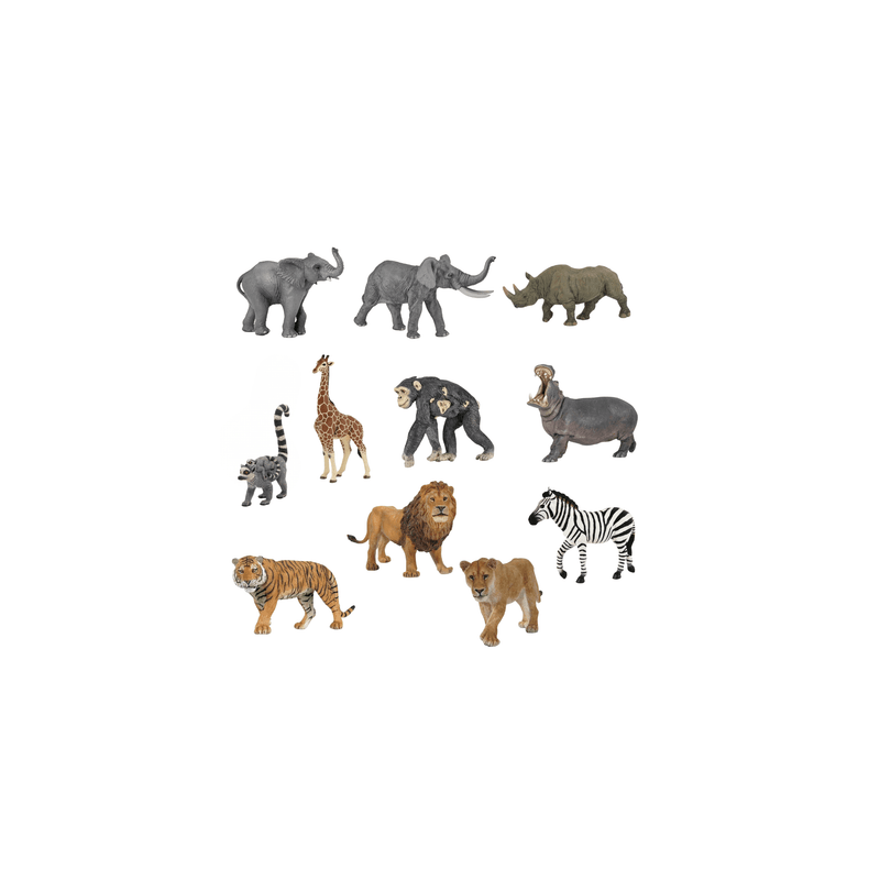 Lot n°4 11 figurines animaux sauvages (figurines papo)