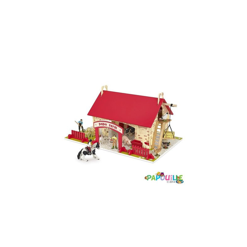 La grande ferme en bois (figurines papo)