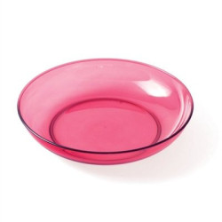 Assiette creuse copolyester bleue