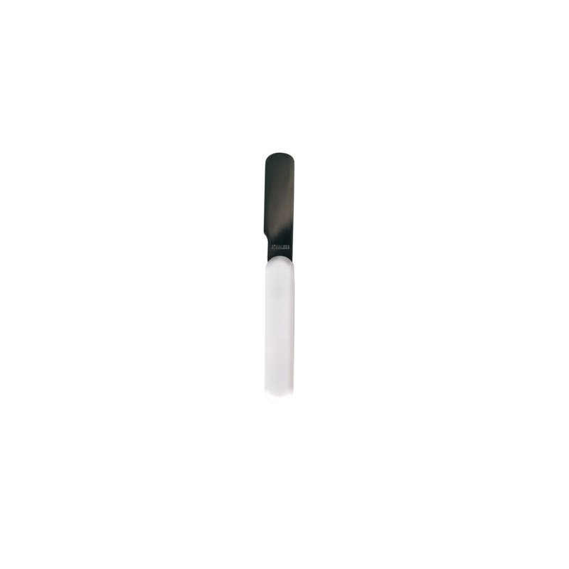 Couteau inox manche blanc non décoré