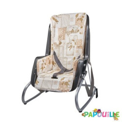 Arrete transat siège relax à coque avec coussin en pvc baby