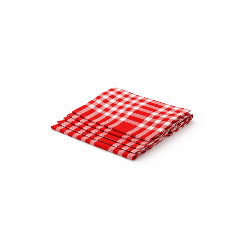DE Serviette de table normande vichy 45 x 45 lot de 12