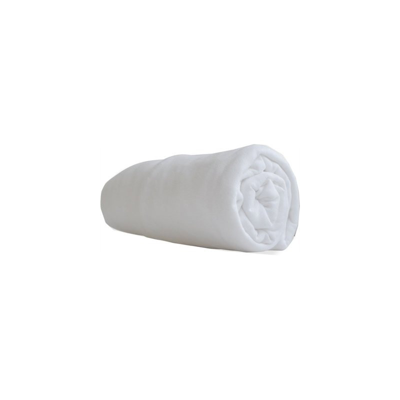 Drap housse jersey 50x100cm blanc