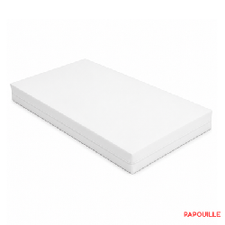 Matelas en mousse imperméable 60 x 120 x 10 cm bleu clair