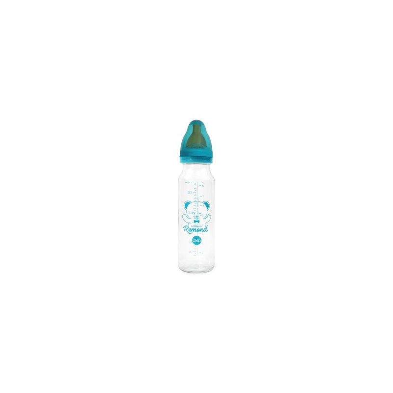 Biberon en verre 240ml avec tétine nn ciel