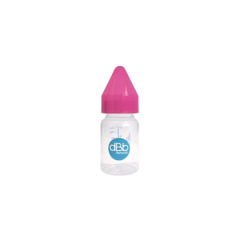 Biberon 120ml polypropylène tétine régul'air silicone turquoise