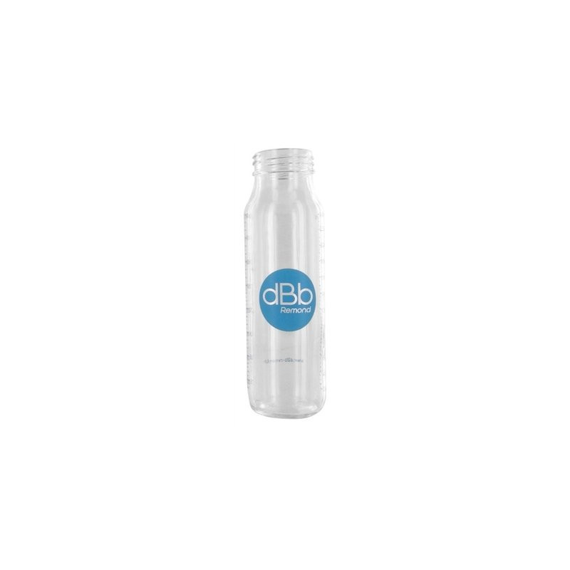 Biberon en verre nu - 240 ml rd