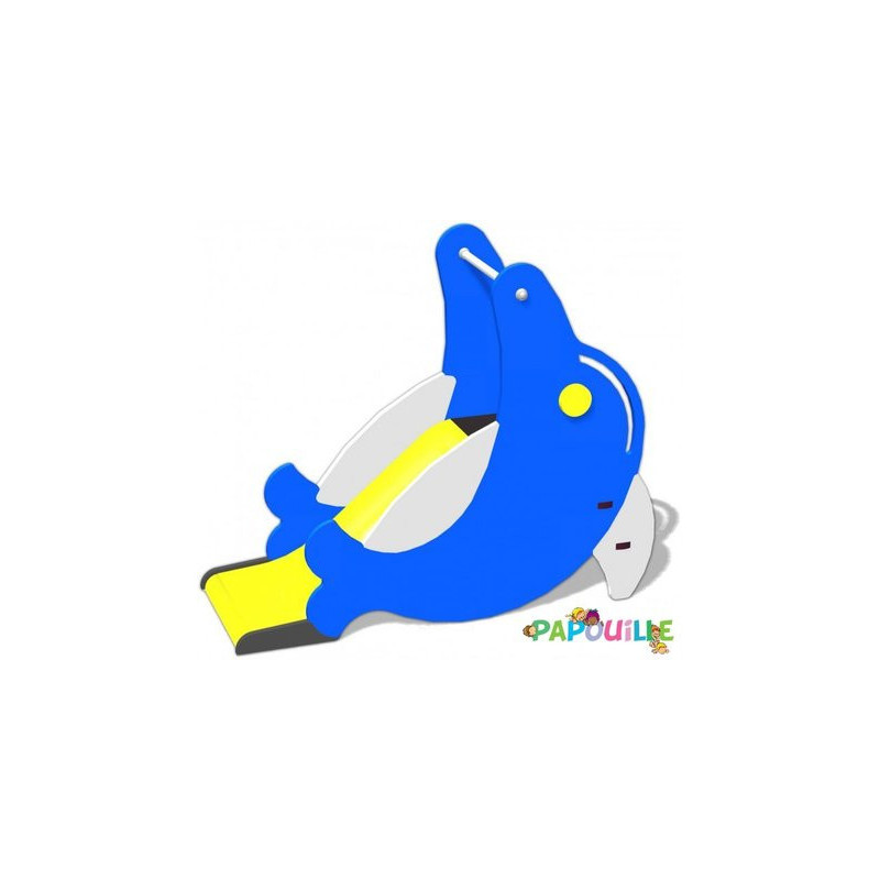 Toboggan enfant extérieur flippo le dauphin