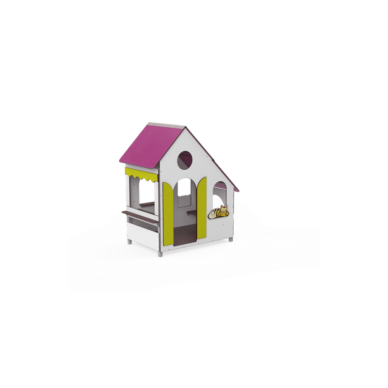 Maisonnette enfant extérieur en bois fixation courte