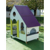 Maisonnette enfant extérieur en bois fixation courte