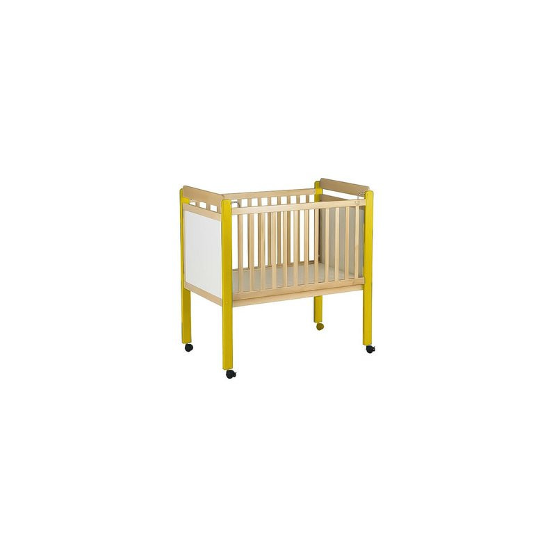 Lit crèche 100 x 50 cm barreaux bleu wkc