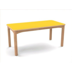 Table en bois 120 x 60 t0 h.40cm naturel