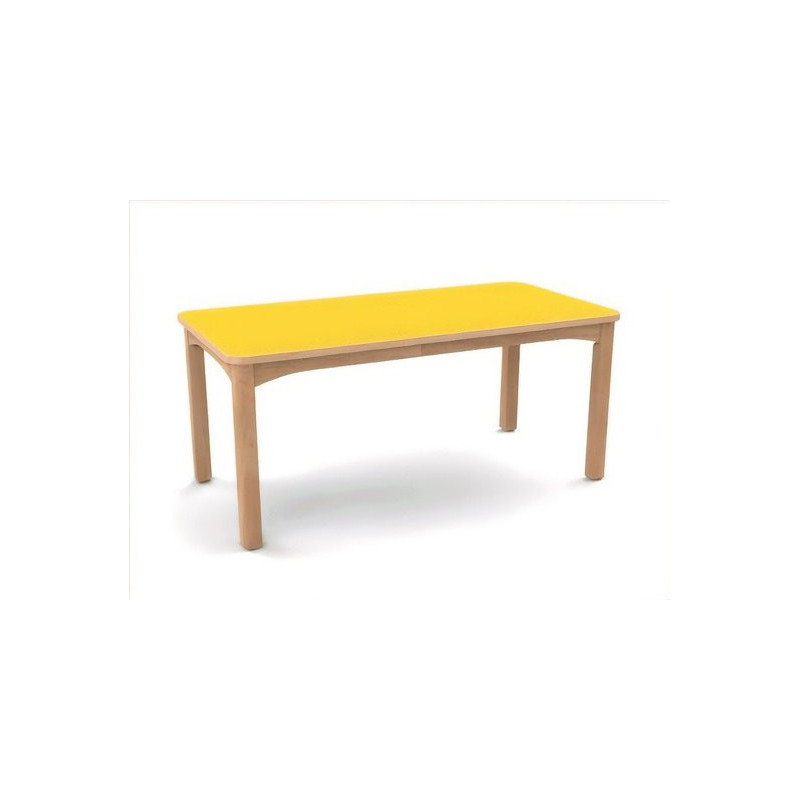 Table en bois 120 x 60 t0 h.40cm naturel