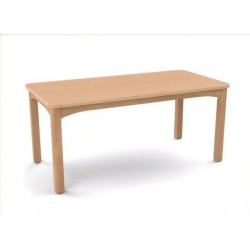 Table en bois 120 x 60 t2 h.53cm wkc