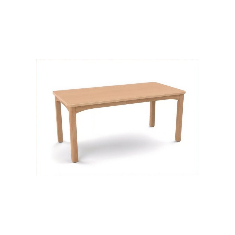 Table en bois 120 x 60 t2 h.53cm wkc