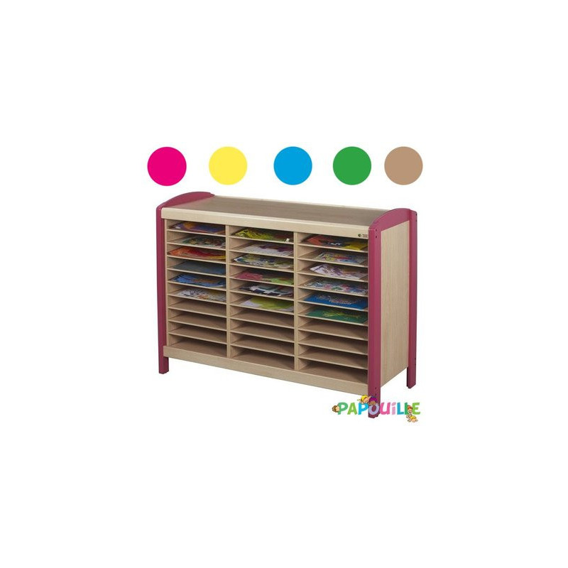 Meuble dessins 30 cas. Framboise wkc