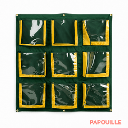 Lot de 2 panneaux 9 pochettes