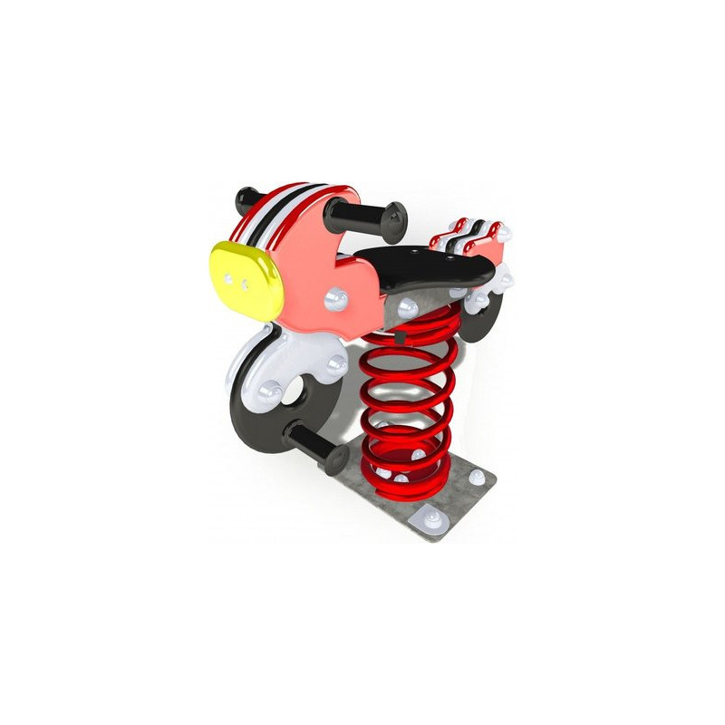 Jeu sur ressort moto