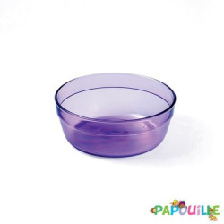 Coupelle copolyester 35 cl transparent bleu