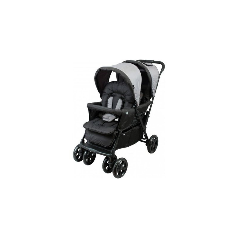 Poussette double bébé légère compacte