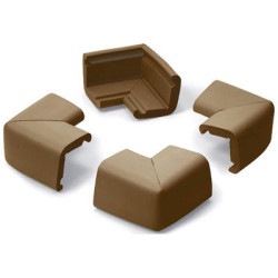 4 coins de protection pour table en mousse antichoc