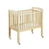 Lit crèche en bois bébé réglable 3 hauteurs à barreaux 100 x 50 naturel