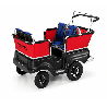 Poussette chariot quadruple kiddy bus tortue 4 places
