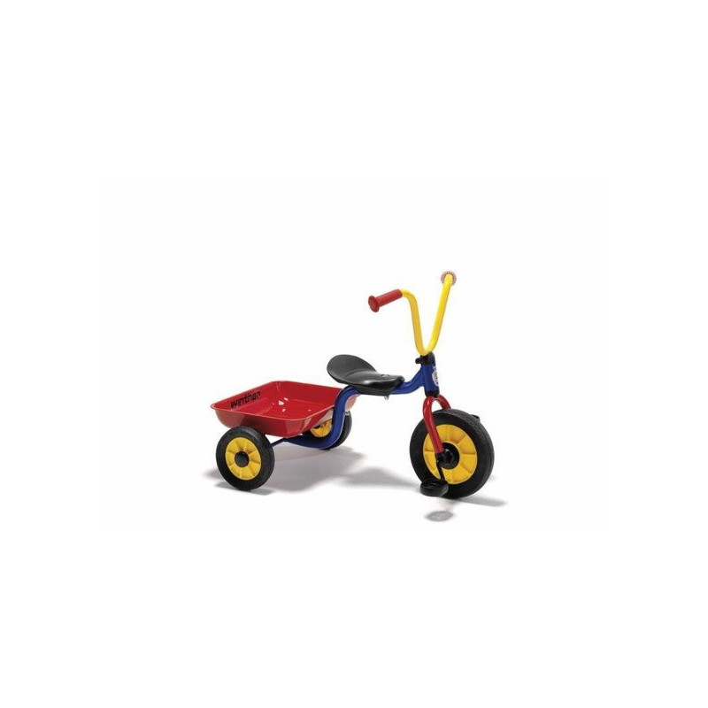 Tricycle maternelle avec benne mini viking bleu
