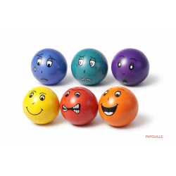 Lot de 6 balles a émotions