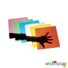 Miroirs acrylique de couleur enfant 15x15cm - lot de 6