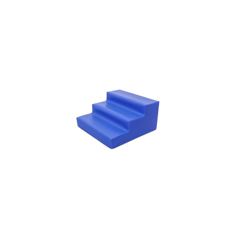 Module bloc 3 marches en mousse l.60 x h.30cm vert